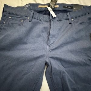 Men's Blue Travel pants Big & Tall 42x32